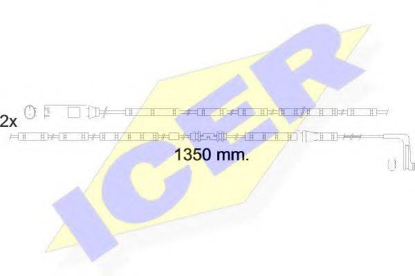ICER 610551EC Сигнализатор, износ тормозных колодок