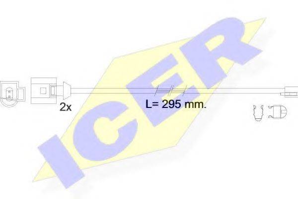 Сигнализатор, износ тормозных колодок ICER 610610 E C