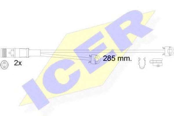 Сигналізатор, знос гальмівних колодок ICER 610614 E C