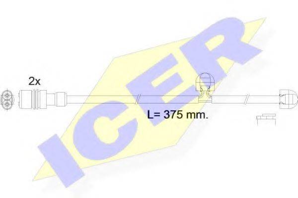 ICER 610615EC Сигналізатор, знос гальмівних колодок