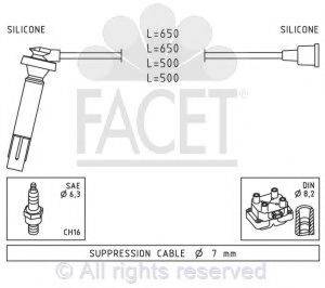 FACET 49819 Комплект проводов зажигания
