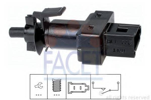 FACET 71222 Выключатель, привод сцепления (Tempomat)