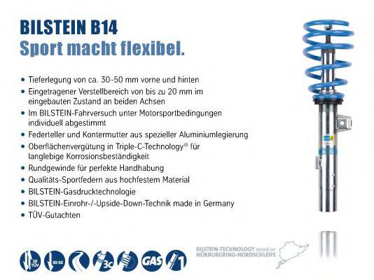 BILSTEIN BIL014297 Комплект ходовой части, пружины / амортизаторы