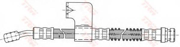 Тормозной шланг TRW PHD753