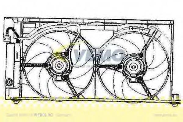 Вентилятор, охолодження двигуна VEMO V22-01-1761