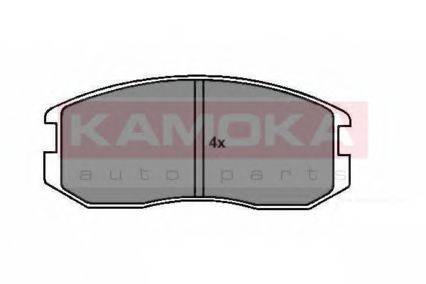 Комплект гальмівних колодок, дискове гальмо KAMOKA JQ1011518