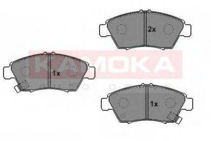 Комплект тормозных колодок, дисковый тормоз KAMOKA JQ1011552