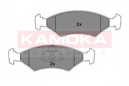 Комплект гальмівних колодок, дискове гальмо KAMOKA JQ1012162