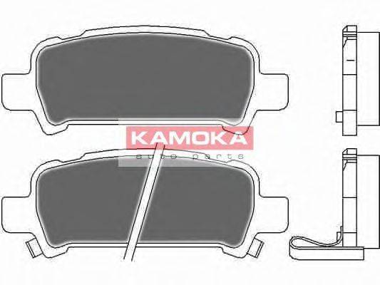 Комплект гальмівних колодок, дискове гальмо KAMOKA JQ101116