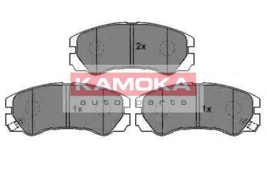 Комплект гальмівних колодок, дискове гальмо KAMOKA JQ1012030