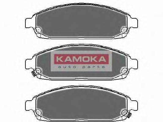 Комплект тормозных колодок, дисковый тормоз KAMOKA JQ1018004