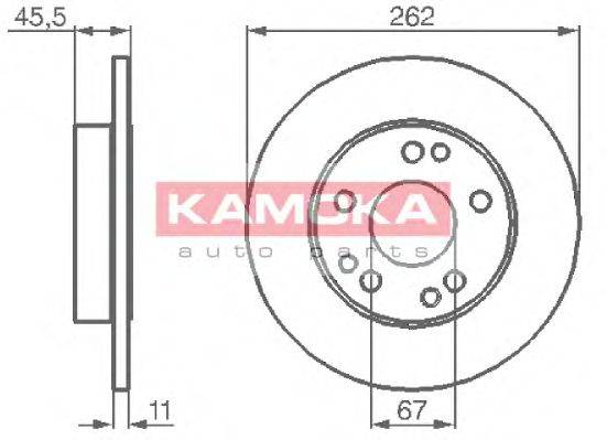 KAMOKA 103106 Тормозной диск