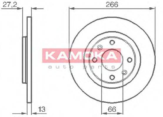 KAMOKA 1032000 гальмівний диск