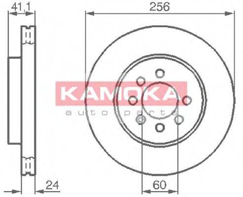KAMOKA 1032194 Тормозной диск