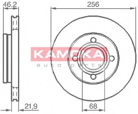 KAMOKA 103386 Тормозной диск