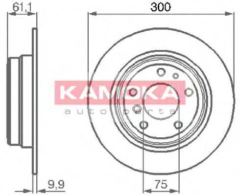 KAMOKA 103442 Тормозной диск