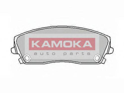 Комплект гальмівних колодок, дискове гальмо KAMOKA JQ101134