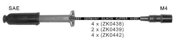 BBT ZK438 Комплект проводов зажигания