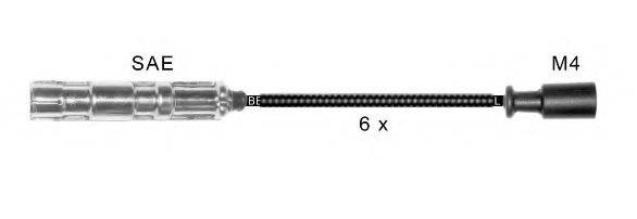 Комплект проводов зажигания BBT ZK487