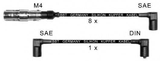 Комплект проводов зажигания BBT ZK453