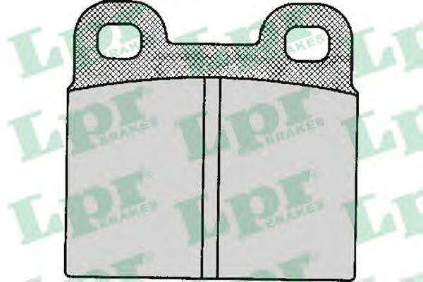 Комплект тормозных колодок, дисковый тормоз LPR 05P025