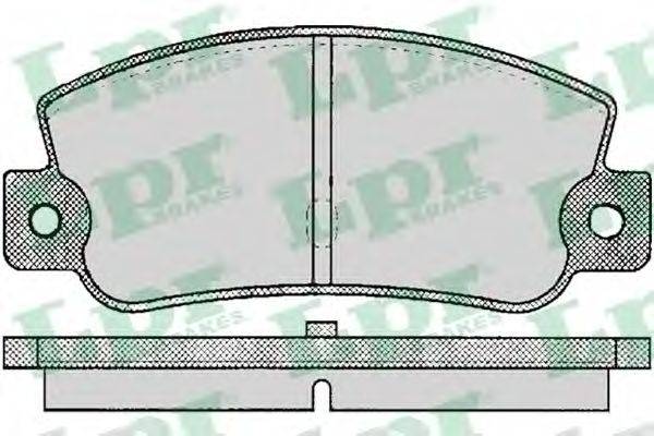 LPR 05P095 Комплект тормозных колодок, дисковый тормоз