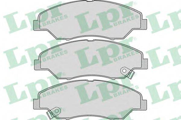 LPR 05P1053 Комплект тормозных колодок, дисковый тормоз