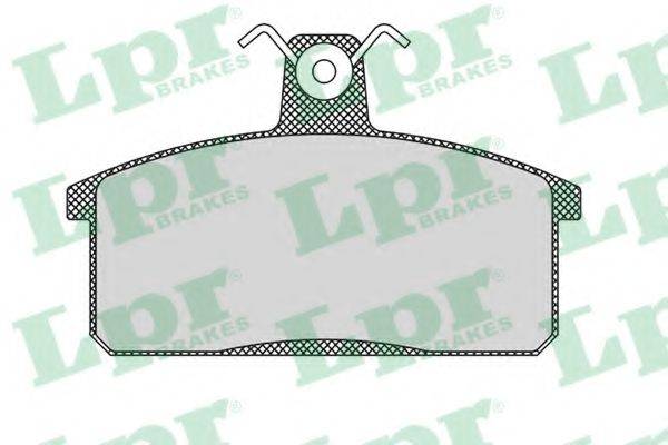 LPR 05P107 Комплект тормозных колодок, дисковый тормоз