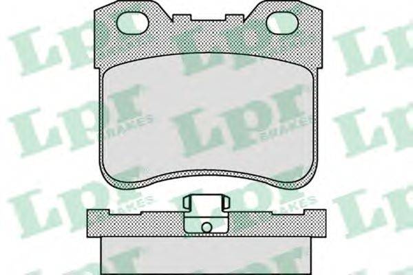 LPR 05P1130 Комплект тормозных колодок, дисковый тормоз