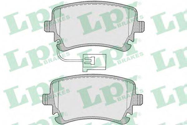 LPR 05P1206 Комплект тормозных колодок, дисковый тормоз