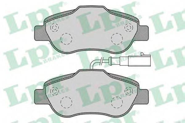 Комплект тормозных колодок, дисковый тормоз LPR 05P1263