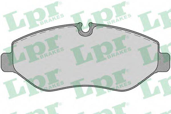 LPR 05P1275 Комплект тормозных колодок, дисковый тормоз