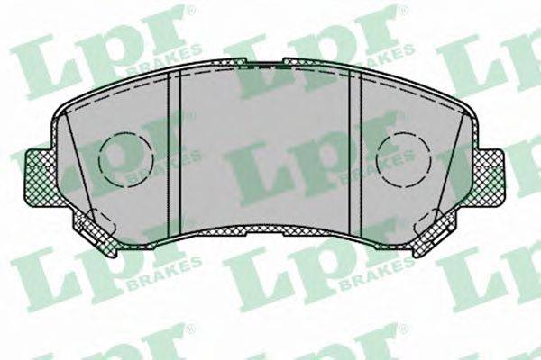 LPR 05P1314 Комплект тормозных колодок, дисковый тормоз