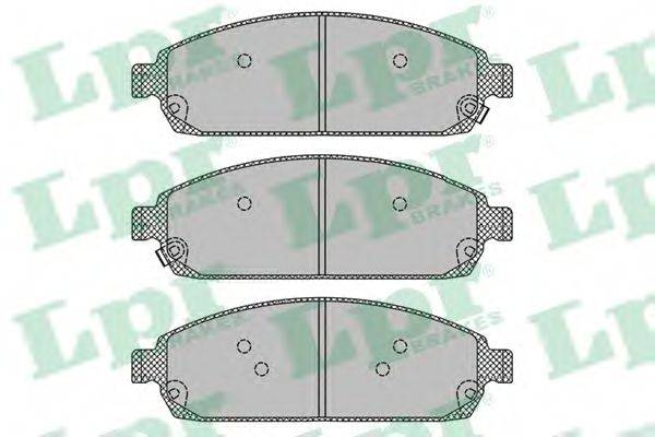 LPR 05P1403 Комплект тормозных колодок, дисковый тормоз
