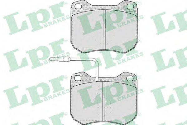 LPR 05P146 Комплект тормозных колодок, дисковый тормоз