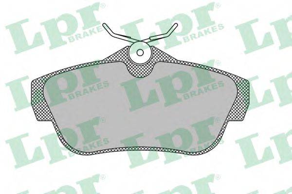 LPR 05P1460 Комплект тормозных колодок, дисковый тормоз