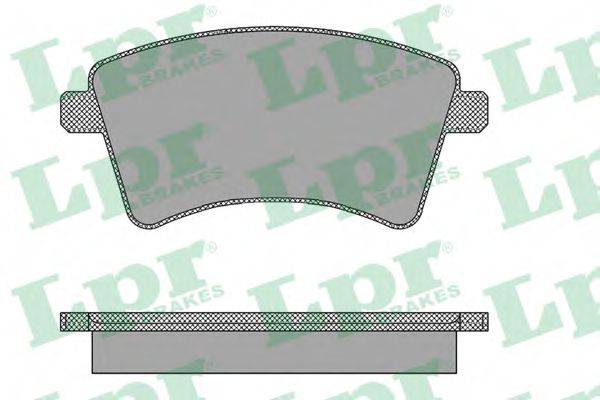 LPR 05P1465 Комплект тормозных колодок, дисковый тормоз