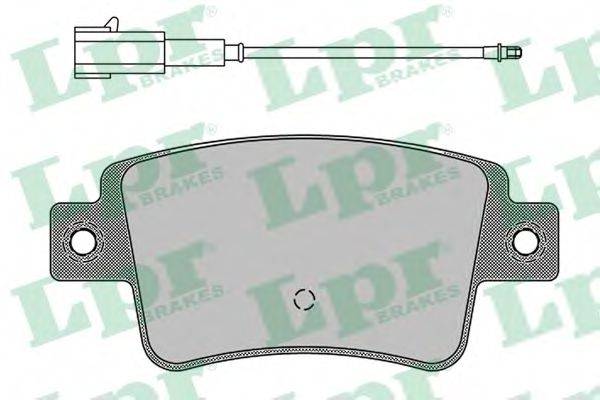 LPR 05P1677 Комплект тормозных колодок, дисковый тормоз
