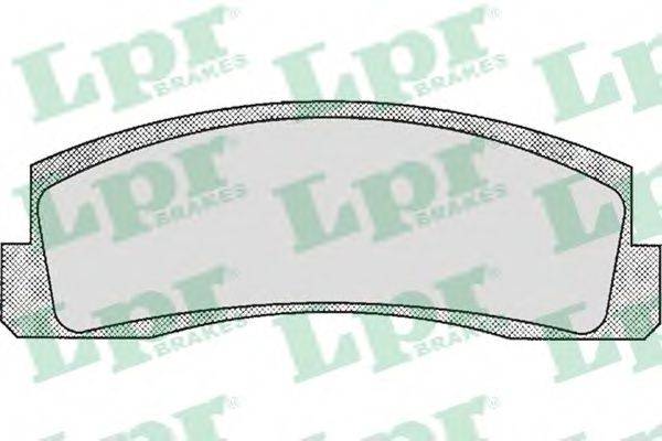 LPR 05P179 Комплект тормозных колодок, дисковый тормоз