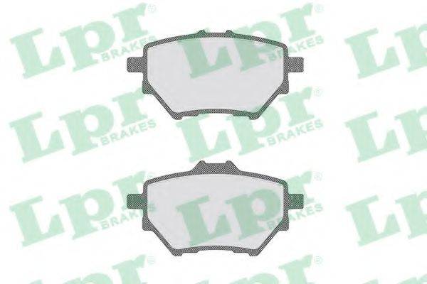 LPR 05P1838 Комплект тормозных колодок, дисковый тормоз