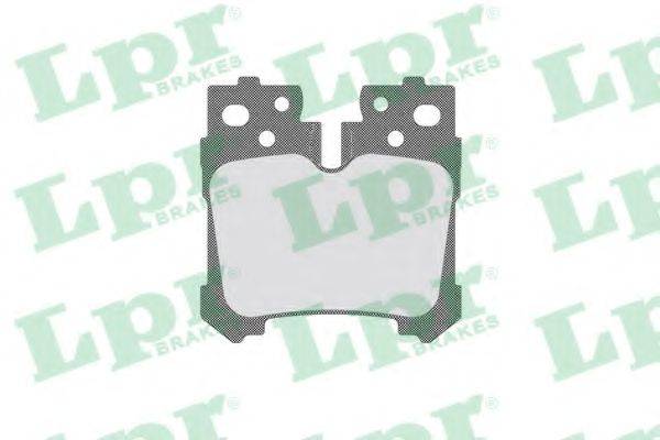 LPR 05P1849 Комплект тормозных колодок, дисковый тормоз