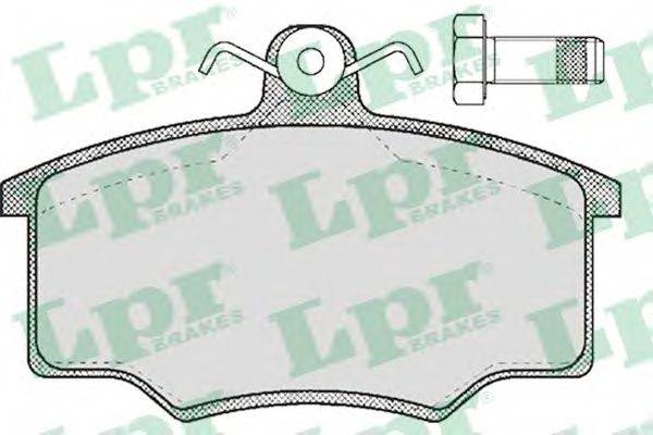 LPR 05P188 Комплект тормозных колодок, дисковый тормоз