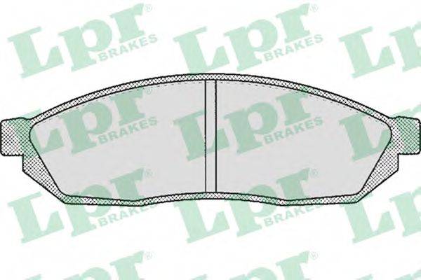Комплект гальмівних колодок, дискове гальмо LPR 05P245