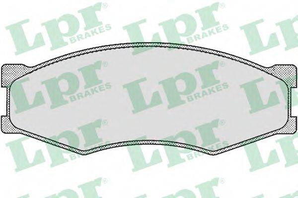 LPR 05P264 Комплект тормозных колодок, дисковый тормоз