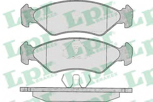LPR 05P295 Комплект тормозных колодок, дисковый тормоз
