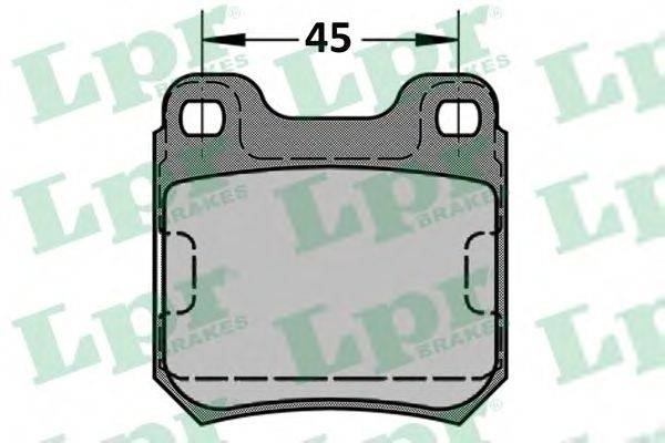 LPR 05P334 Комплект тормозных колодок, дисковый тормоз