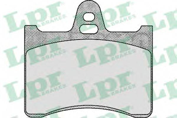 LPR 05P391 Комплект тормозных колодок, дисковый тормоз