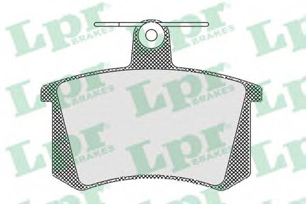LPR 05P440 Комплект тормозных колодок, дисковый тормоз