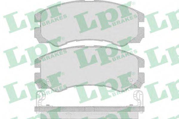 LPR 05P658 Комплект гальмівних колодок, дискове гальмо