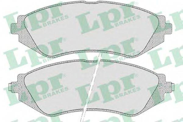 LPR 05P682 Комплект тормозных колодок, дисковый тормоз